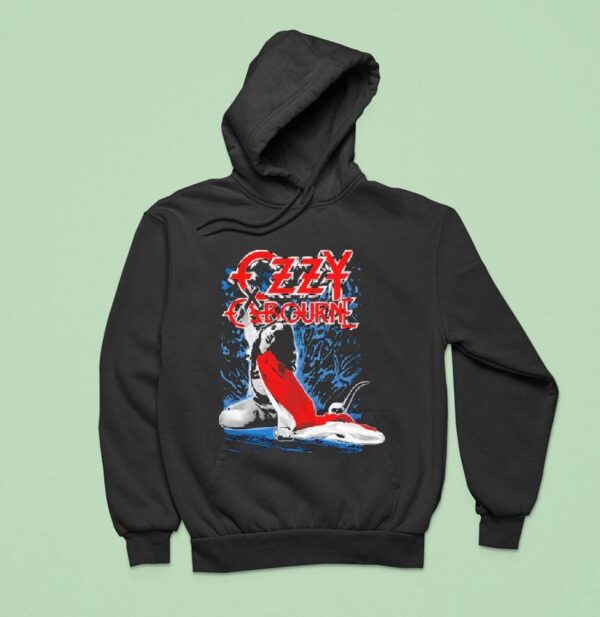 Ozzy Osbourne Blizzard Of Ozz Rock Roll Hall Of Fame Hoodie