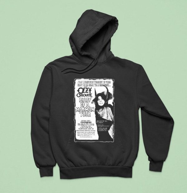 Ozzy Osbourne Diary Of A Madman Tour Des Moines Just When You Thought It Was Safe To Do Back To A Concer Hoodie
