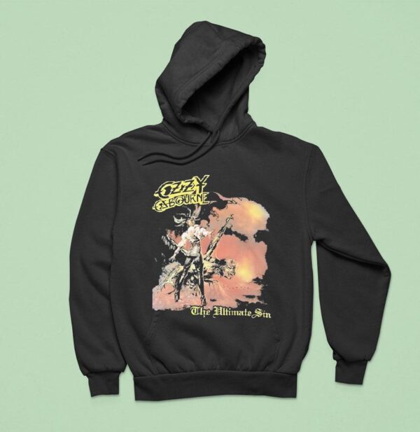 Ozzy Osbourne The Ultimate Sin Vintage Hoodie