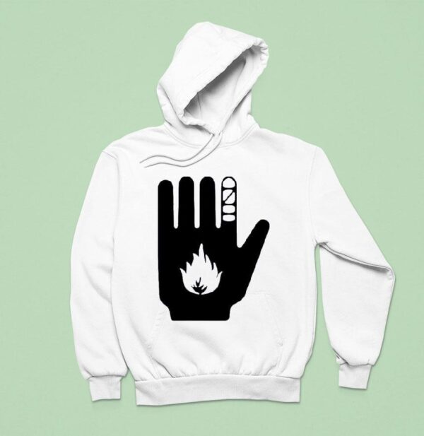 Pedro Pascal Wearing Ceasefire Now Msf White Hoodie