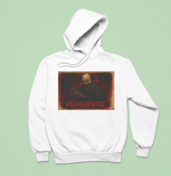Peggerwise Horror Retro Pennywise Halloween Hoodie