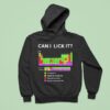 Periodic Table Of Elements Can I Lick I Hoodie