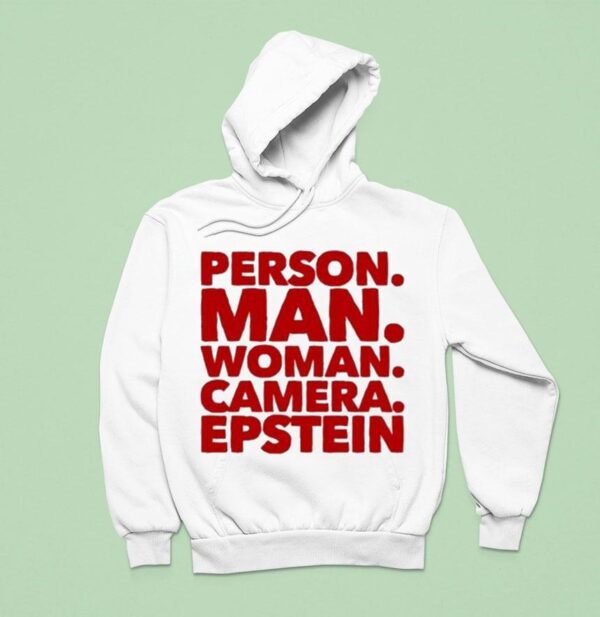 Person Man Woman Camera Epstein Hoodie