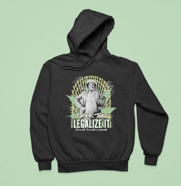 Peter Tosh Legalize It Educate Elevate Liberate Hoodie