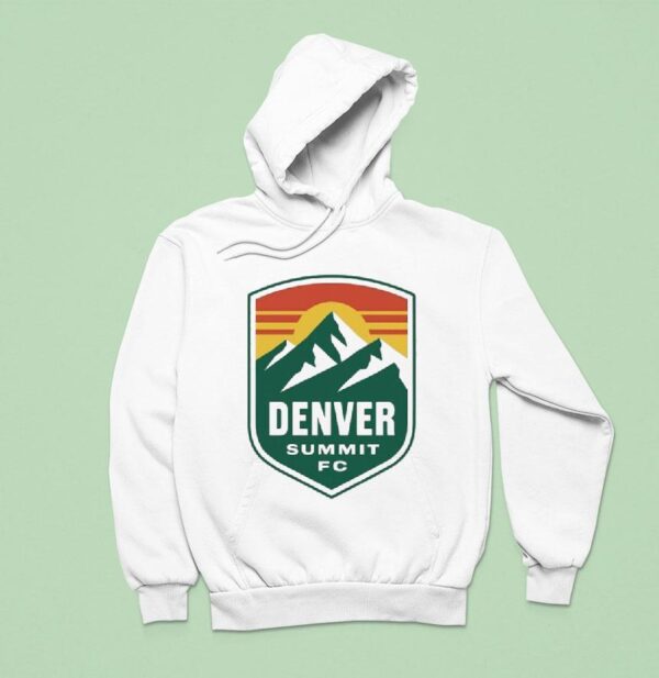 Peyton Wearing Denver Summit Fc Logo Hoodie