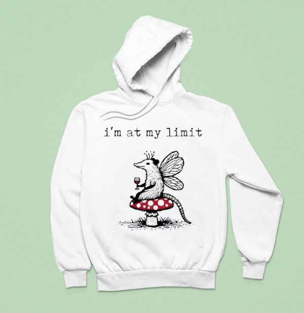 Possum Mushroom I M At My Limi Hoodie