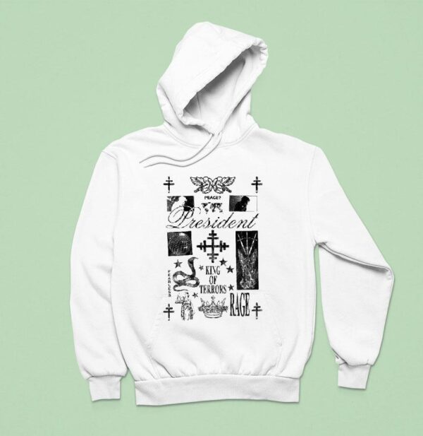 President King Of Terrors Peace Fearless Scrip Hoodie