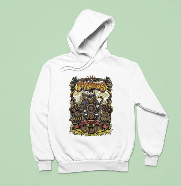 Primus Tour Onward Upward Summer Tour At Sea In Usa On Summer Pirate Cheese Ship Hoodie
