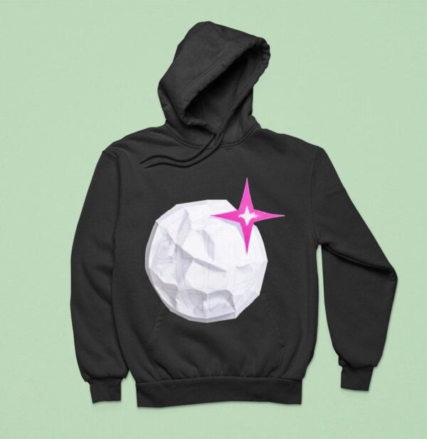 Prty Crushed Paper Disco Ball Hoodie