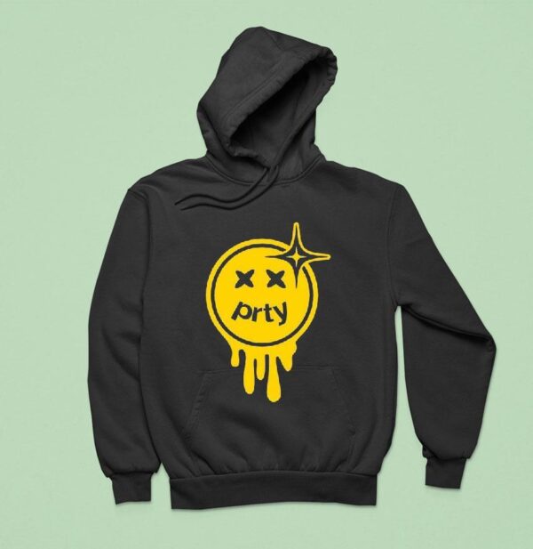 Prty Events Melted Smiley Disco Ball Hoodie