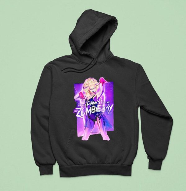 Put Your Paws All Over Me You Zombieboy Hoodie