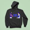 R I P Number Baseball Logo Hoodie