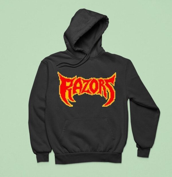 Razors Blockchain Pixel Logo Hoodie