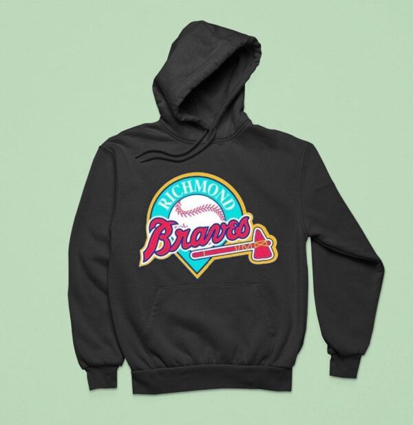 Richmond Flying Squirrels Richmond Braves Logo Hoodie