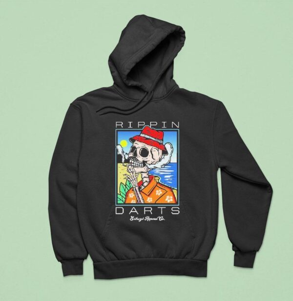 Rippin Darts Skeleton Ciggarates Hoodie