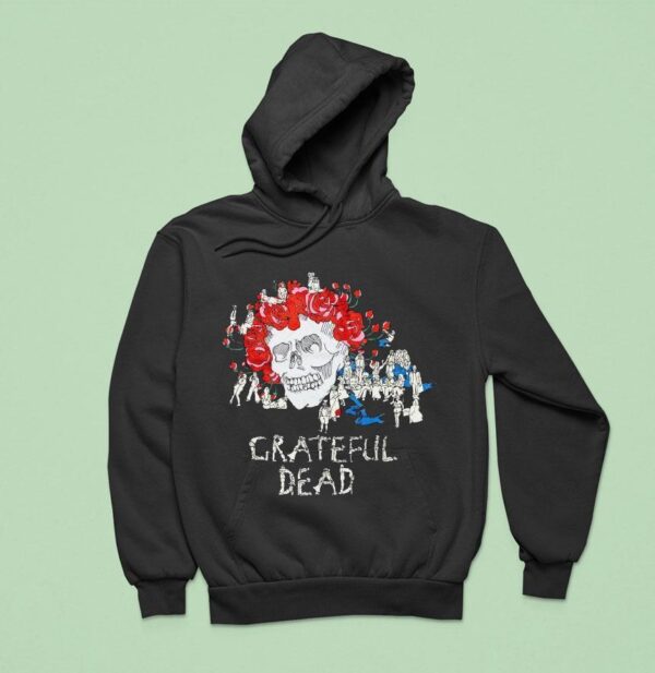 Rotter And Friends Grateful Dead Skull Hoodie