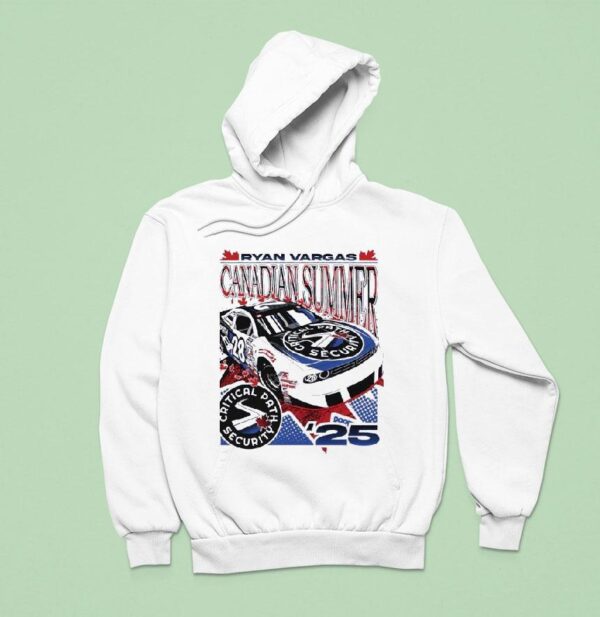 Ryan Vargas No Dodge Challenger For Djk Racing Critical Path Security Hoodie