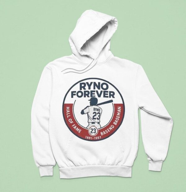 Ryne Sandberg Hall Of Fame Basend Baseman Hoodie