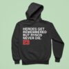 Ryne Sandberg Heroes Get Remembered But Rynos Never Die Hoodie