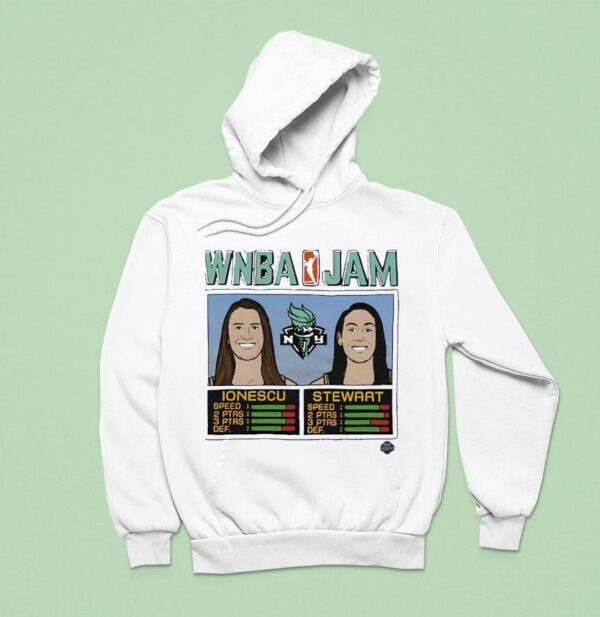 Sabrina Ionescu And Breanna Stewart New York Liberty Wnba Jam Hoodie