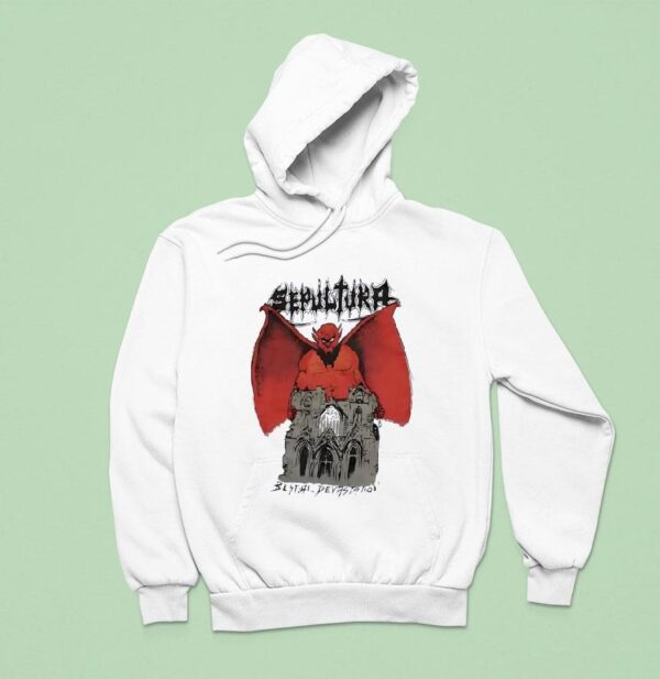 Sepultura Bestial Devastation Devil Hoodie