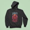 Slayer Farewell Tour A Skull With A Military Helmet Art Dates List Start On July In Cardiff Uk At Blackweir Fields Hoodie