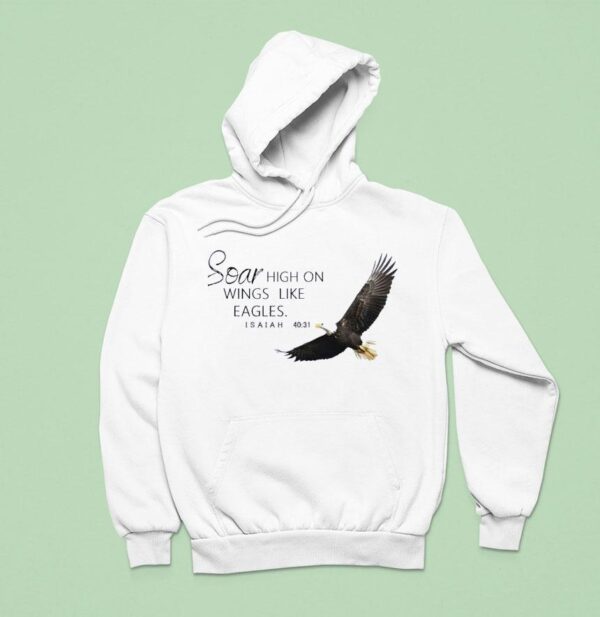 Soar High On Wings Like Eagles Isaiah Hoodie