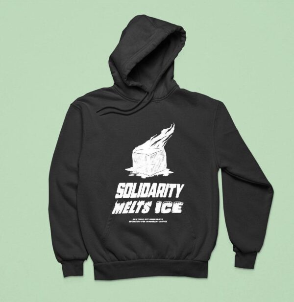 Solidarity Melts Ice New York City Democratic Socialists Of America Hoodie