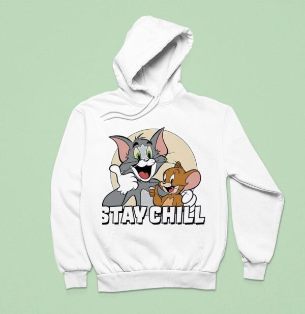 Stay Chill Tom And Jerry Hoodie