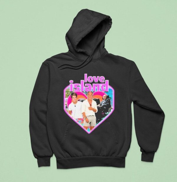 Stephen Hawking Jeffrey Epstein Love Island Hear Hoodie
