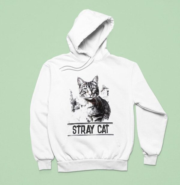 Stray Cat Draw Picture Hoodie