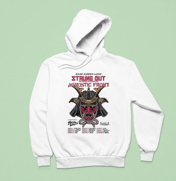 Strung Out Agnostic Front Fall Tour Dates East Meets West Hardcore Punk With Murphy S Law And Us Samurai Hoodie