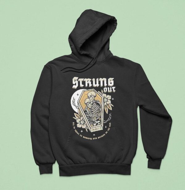 Strungs Out Years In Exile All Is Ghost In Memory And Poison In The Sun Skeleton Coffin Hoodie