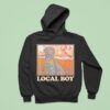 Sunset Dog In Field Local Boy Hoodie