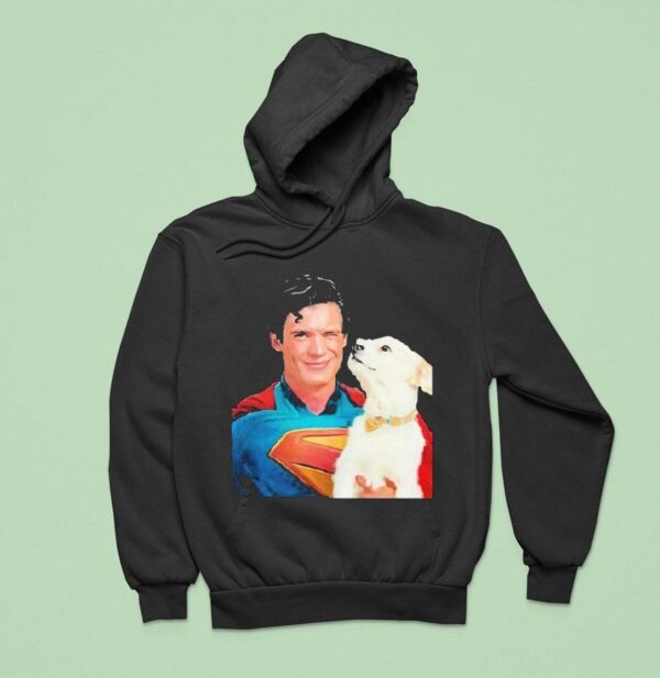 Superman Clark Kent And Krypto The Superdog Hoodie