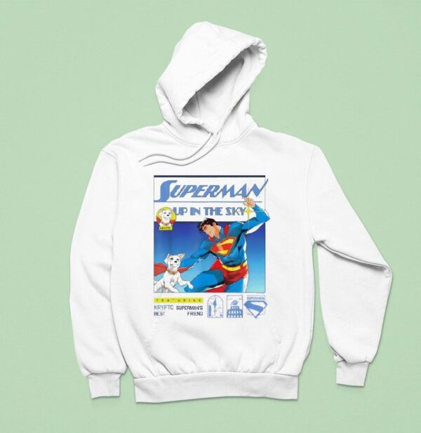 Superman Up In The Sky Featuring Krypto Hoodie