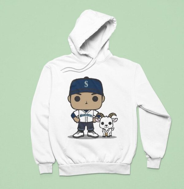Suzuki Ichir And Junior The Goated Seattle Mariners Hoodie