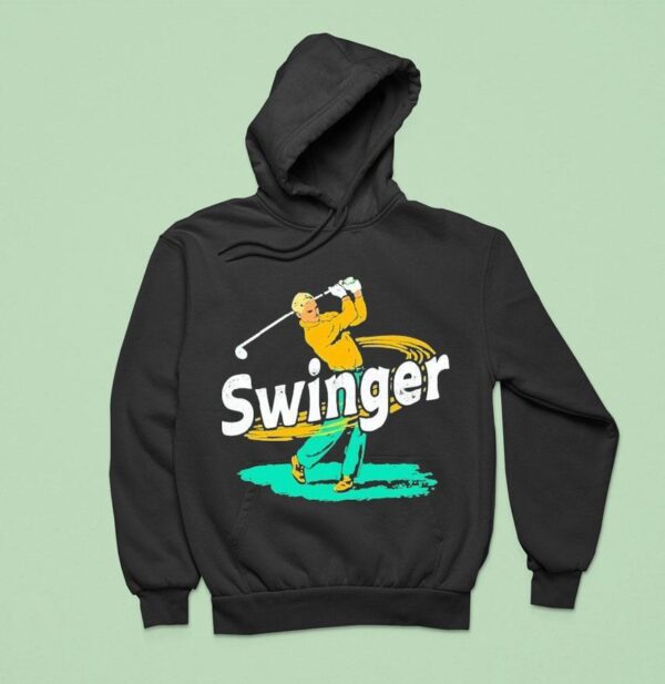 Swinger Golf Cartoon Hoodie