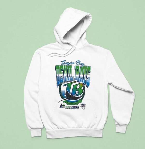 Tampa Bay Devil Rays American League Est Vintage Hoodie