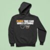 Tenderfoot Tv Truer Crime Please Take Care While Listening Glasses Hoodie