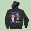 Texas City Skyline Garcia Texas Rangers And Parsons Dallas Cowboys Signatures Hoodie