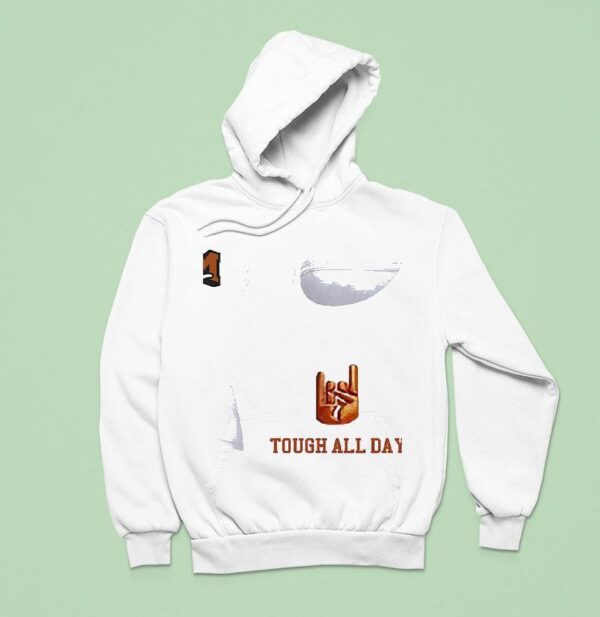 Texas Longhorns Hook Em Tough All Day Hoodie