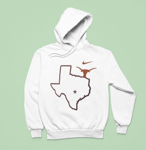 Texas Longhorns X Texas Strong Map Hoodie