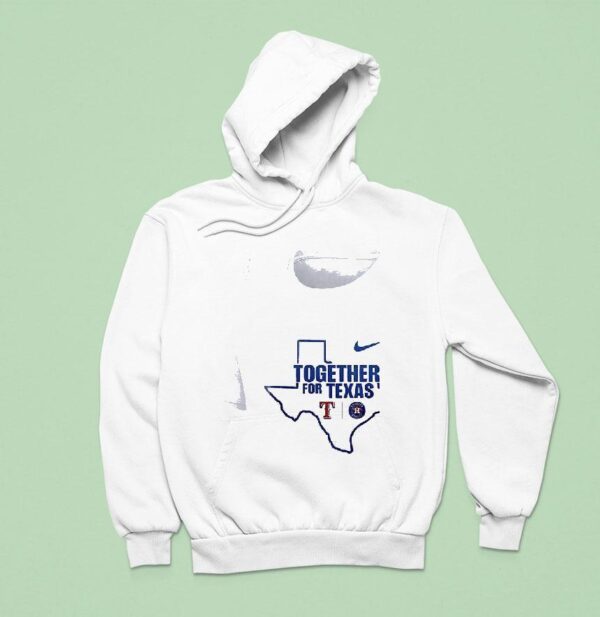 Texas Rangers Houston Astros Together For Texas Skeleton City Skyline Hoodie