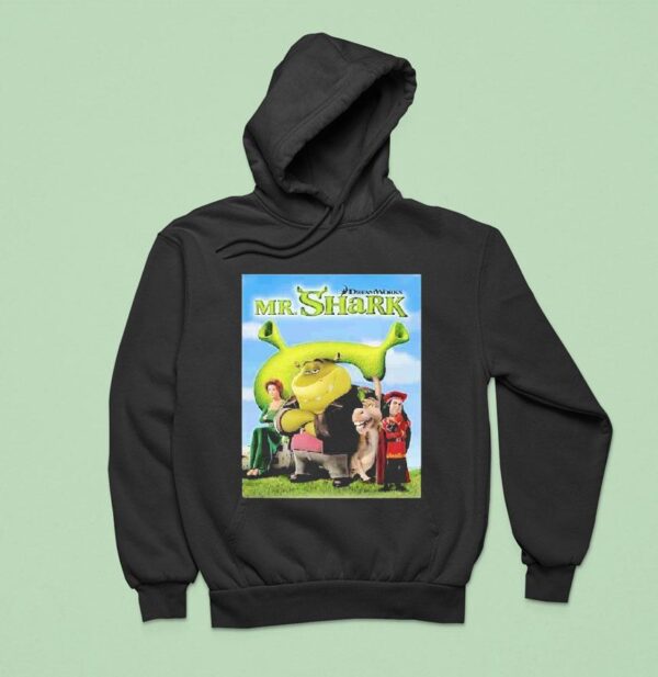 The Bad Guys Mr Shark Collab With Shrek Hoodie