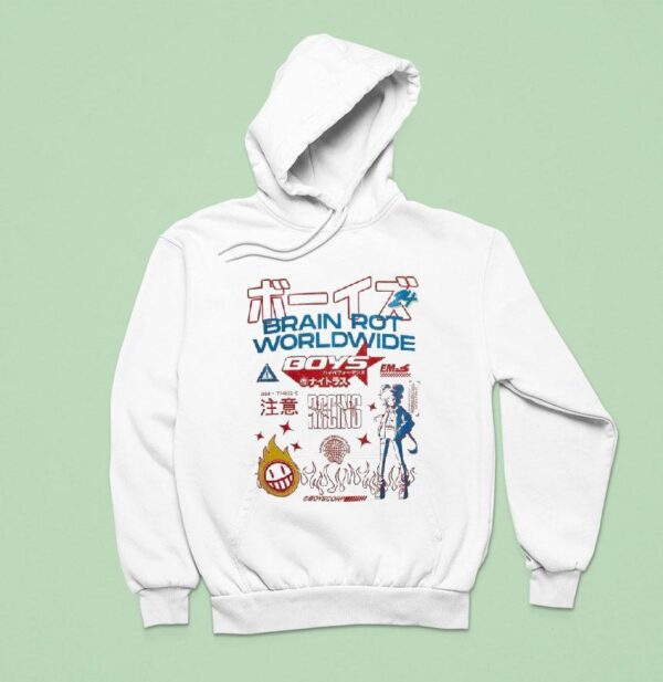 The Boys Brain Rot Worldwide Boyscorp Waifu Hoodie