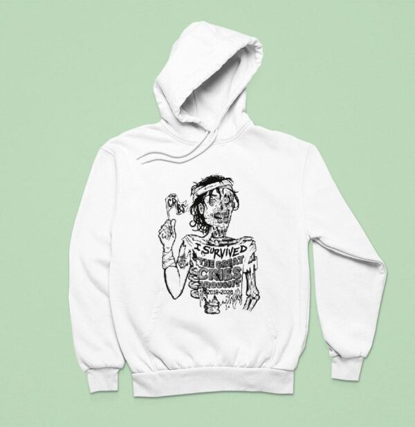 The Cribs I Survived The Drough Hoodie