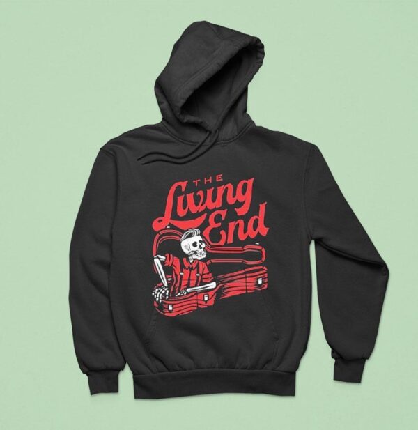 The Living End Guitar Case Skeleton Hoodie