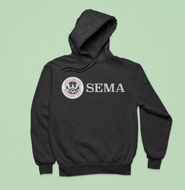 The Sanders Emergency Management Agency Sema Logo Hoodie