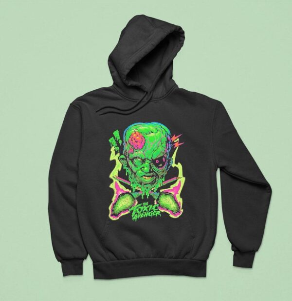 The Toxic Avenger Puke Green Fighting Machine Hoodie